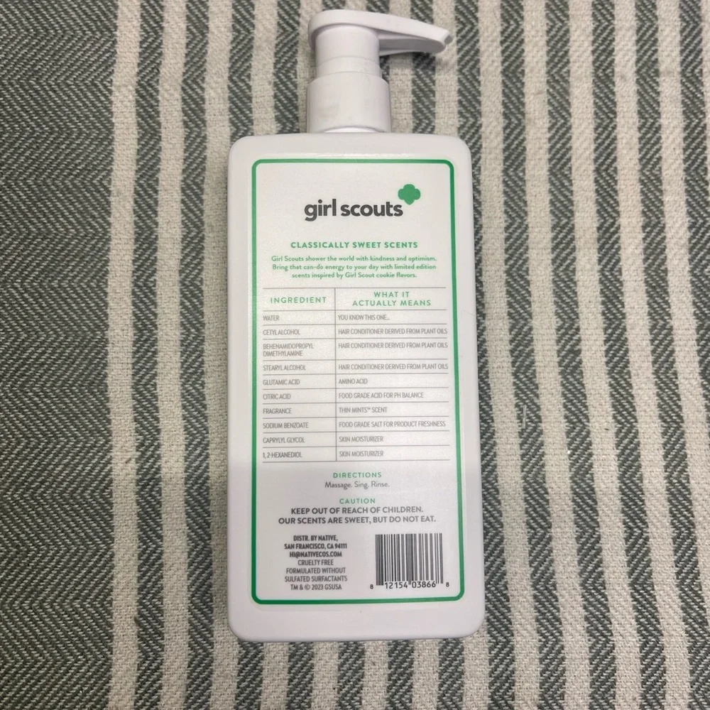 Girl Scouts Native‎ Thin Mints Volumizing Conditioner NEW